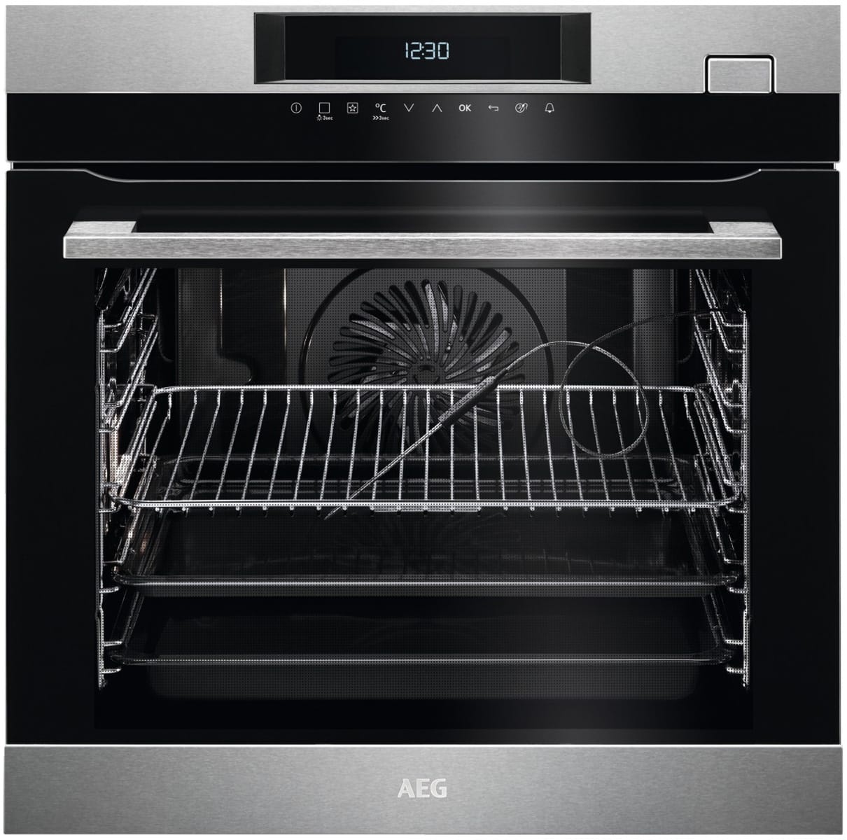 AEG Built-in Steam Oven, 60 cm - STAINLESS STEEL - BSK782320M