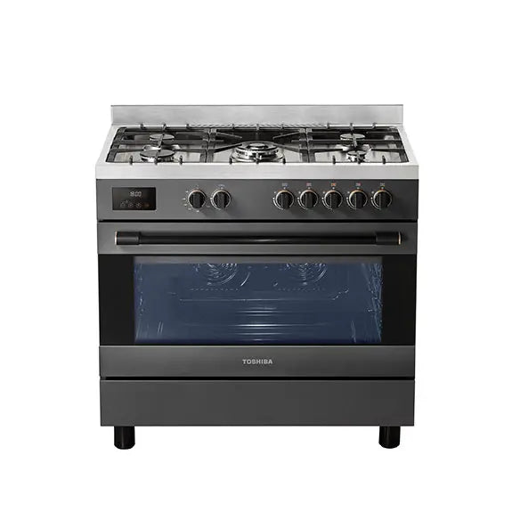 Toshiba - 90 cm gas cooking range, Sabaf burner, full safety - RQ1-90MG5GE(GR)