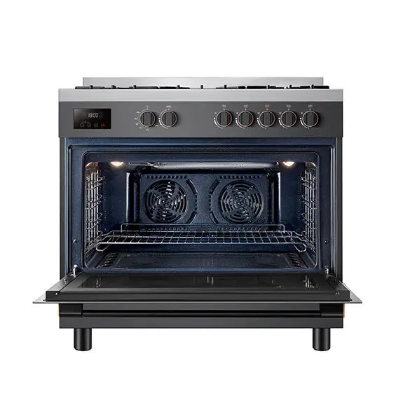 Toshiba - 90 cm gas cooking range, Sabaf burner, full safety - RQ1-90MG5GE(GR)
