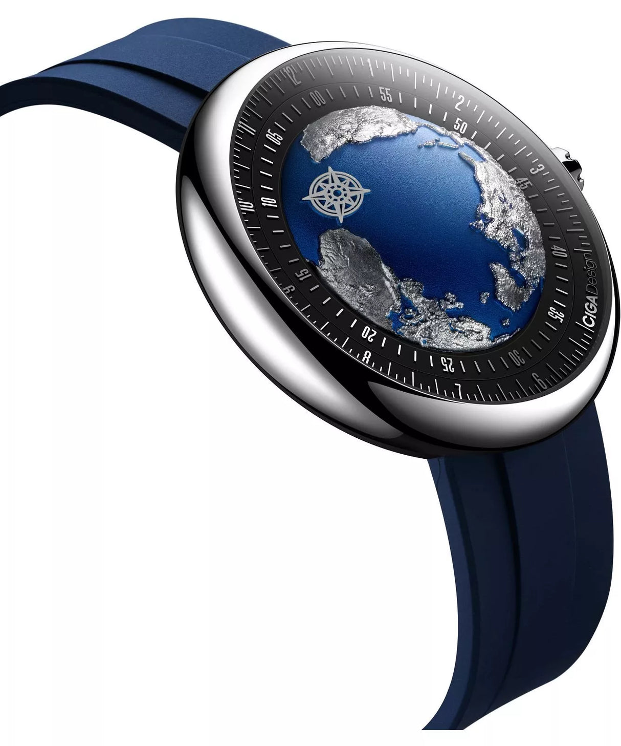 CIGA Design Blue Planet II · Atlantic Ocean-Inspired Automatic Watch - U039-TU01-W6U