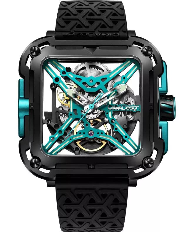 Ciga Design X Series Gorilla Modern Skeleton Ceramic Limited Edition Watch -X011-BLBU-25BK