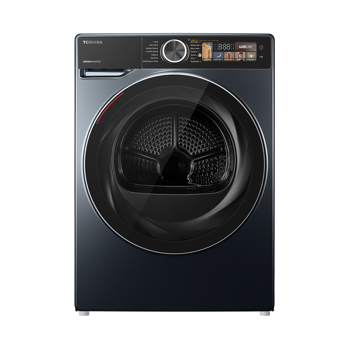 TOSHIBA – 10KG Heat Pump Front Load Dryer with Dual Inverter & Steam Care - TD-T25BS110HWB(MG)