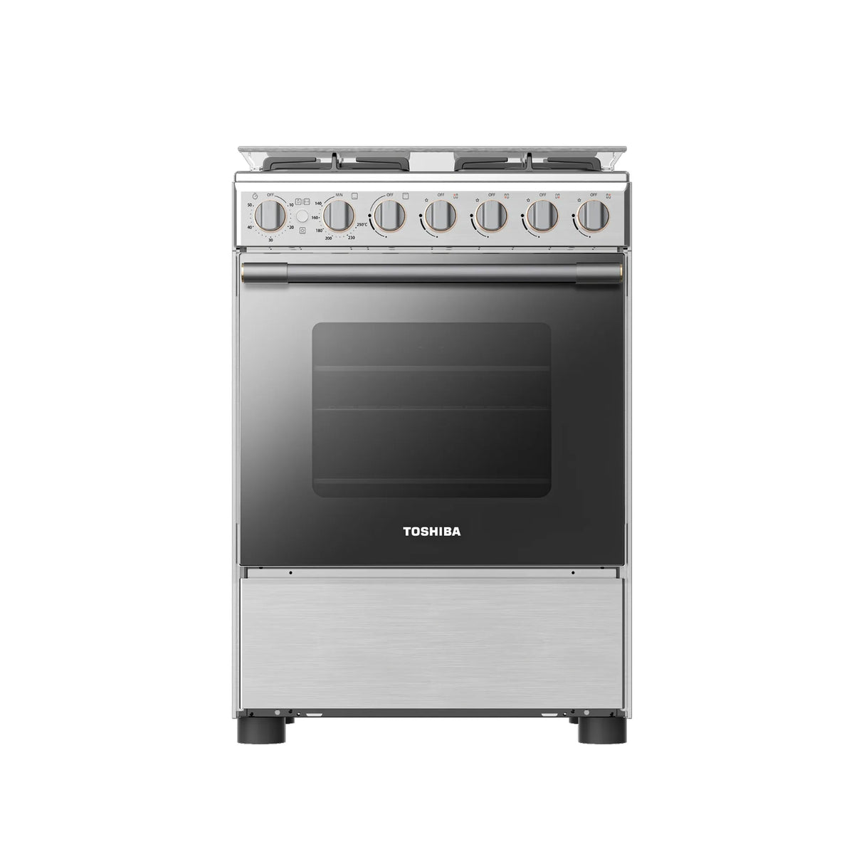 Toshiba 60x60 Gas Cooking Range, Silver, Full gas, Full safety - RB2-60G4GE(MR)