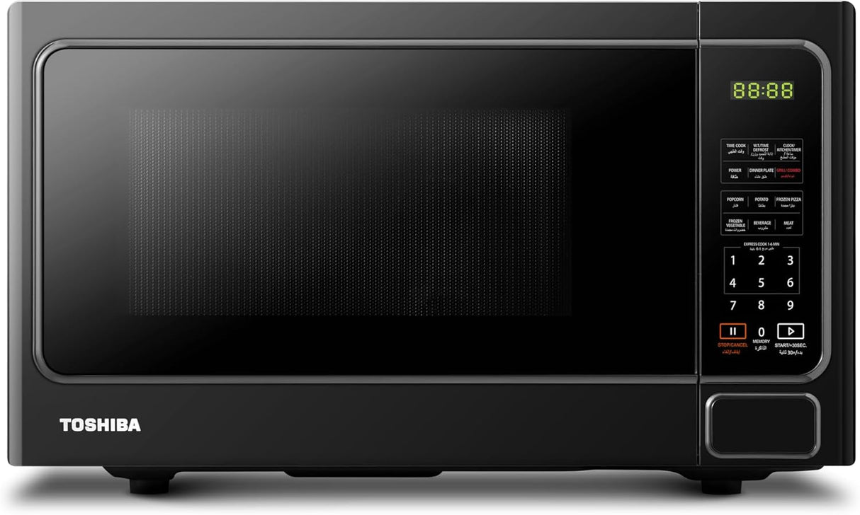 Toshiba 34 Liters microwave oven, Black - MM-EG34P(BK)
