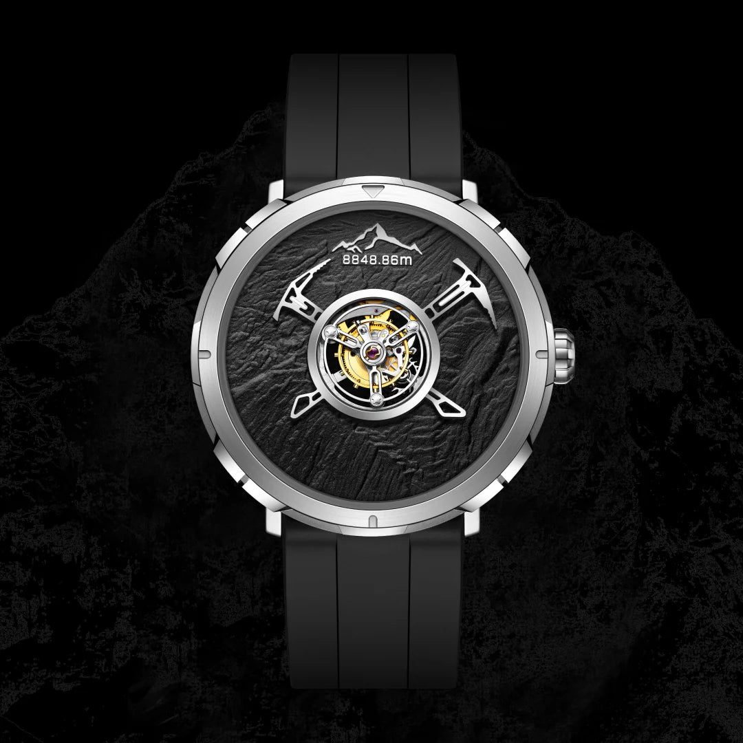 Ciga Design Mount Everest Chinese Edition Automatic Titanium Unisex Watch -U053-TT02-6B