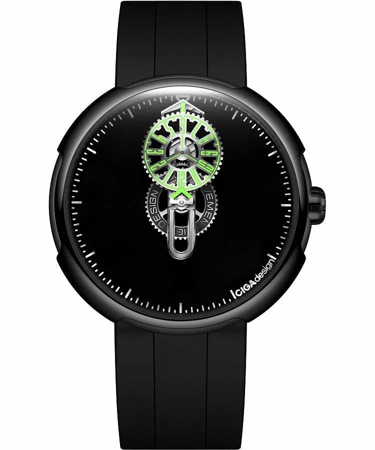 Ciga Design Mechanical Watch Time Cipher BLACK - T021-SIGR-6B