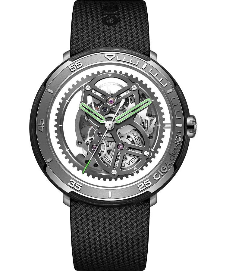 Ciga Design Mechanical Watch Vector Titanium - V011-TCGR-6B