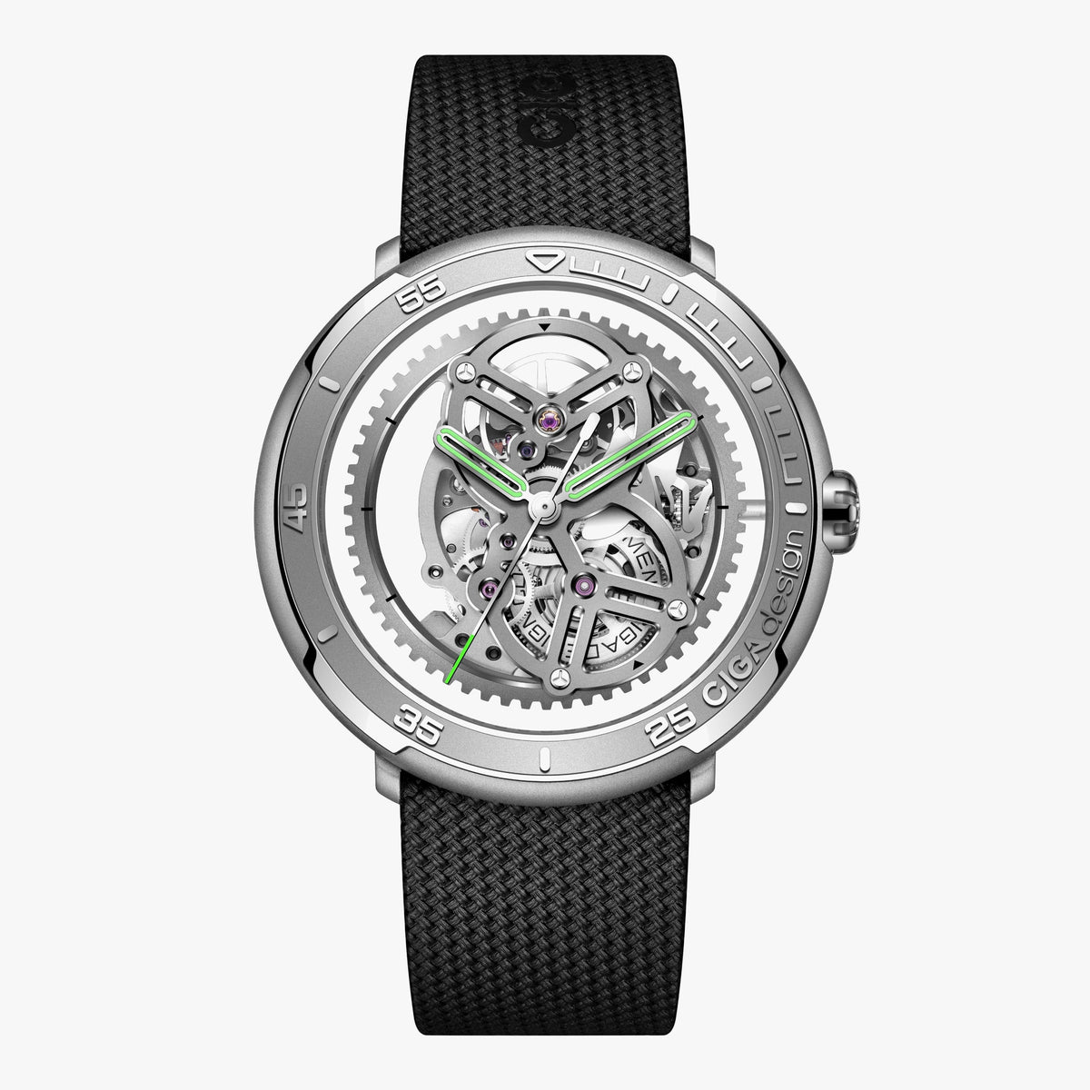 Ciga Design Mechanical Watch Vector STAINLESS - V011-SISI-6B