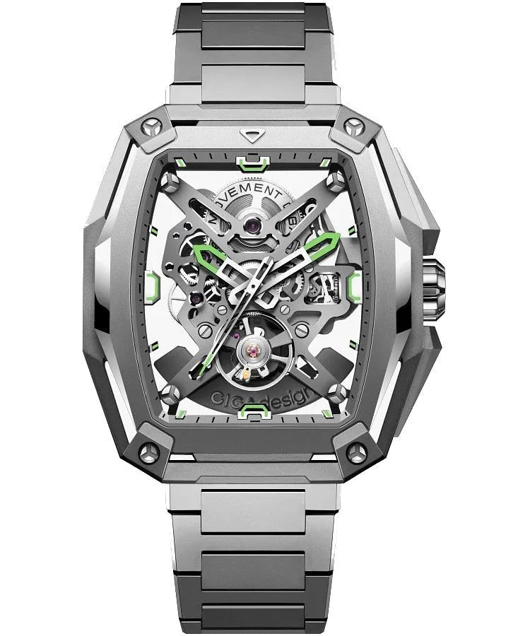 Ciga Design Mechanical Watch Hunter Titanium - Z041-TT01-1T