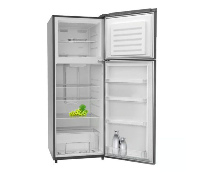 White Westinghouse Double door refrigerator, 250 L, Inox Finish - WWDDR-250F
