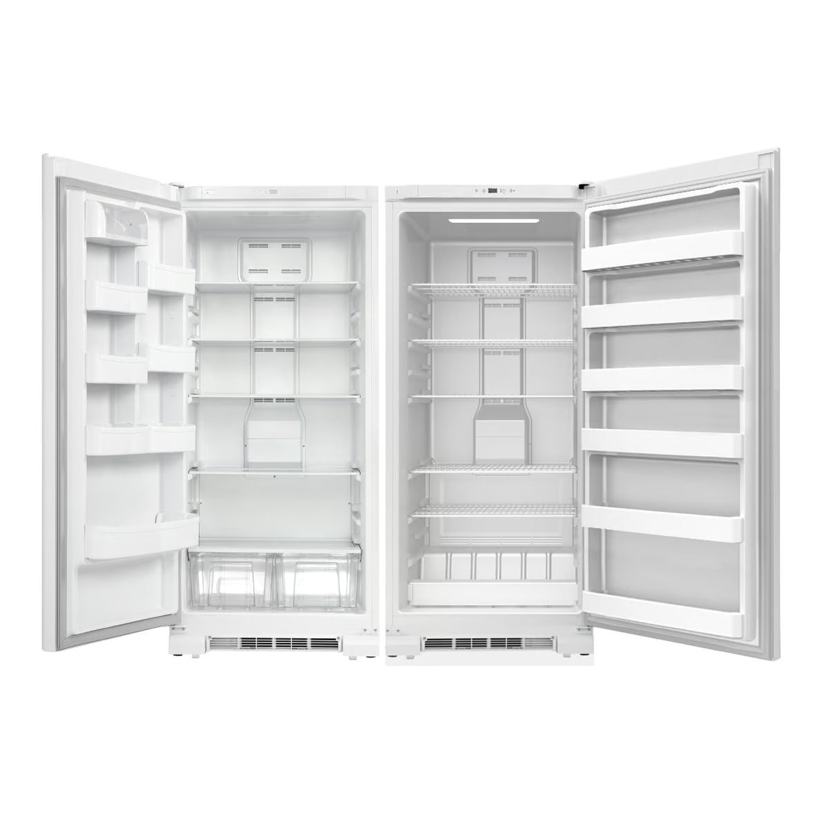 IGNIS upright single door fridge, 565 L, White color - RXC650NFW