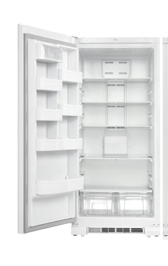 IGNIS upright single door fridge, 565 L, White color - RXC650NFW