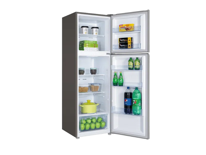 TCL Top Mounted Refrigerator - 324 L, Inox - P324TMN
