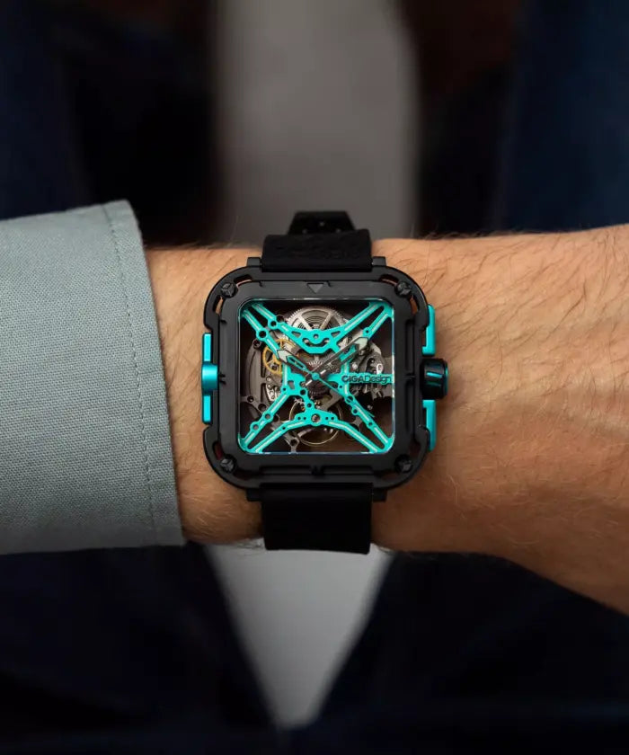 Ciga Design X Series Gorilla Modern Skeleton Ceramic Limited Edition Watch -X011-BLBU-25BK