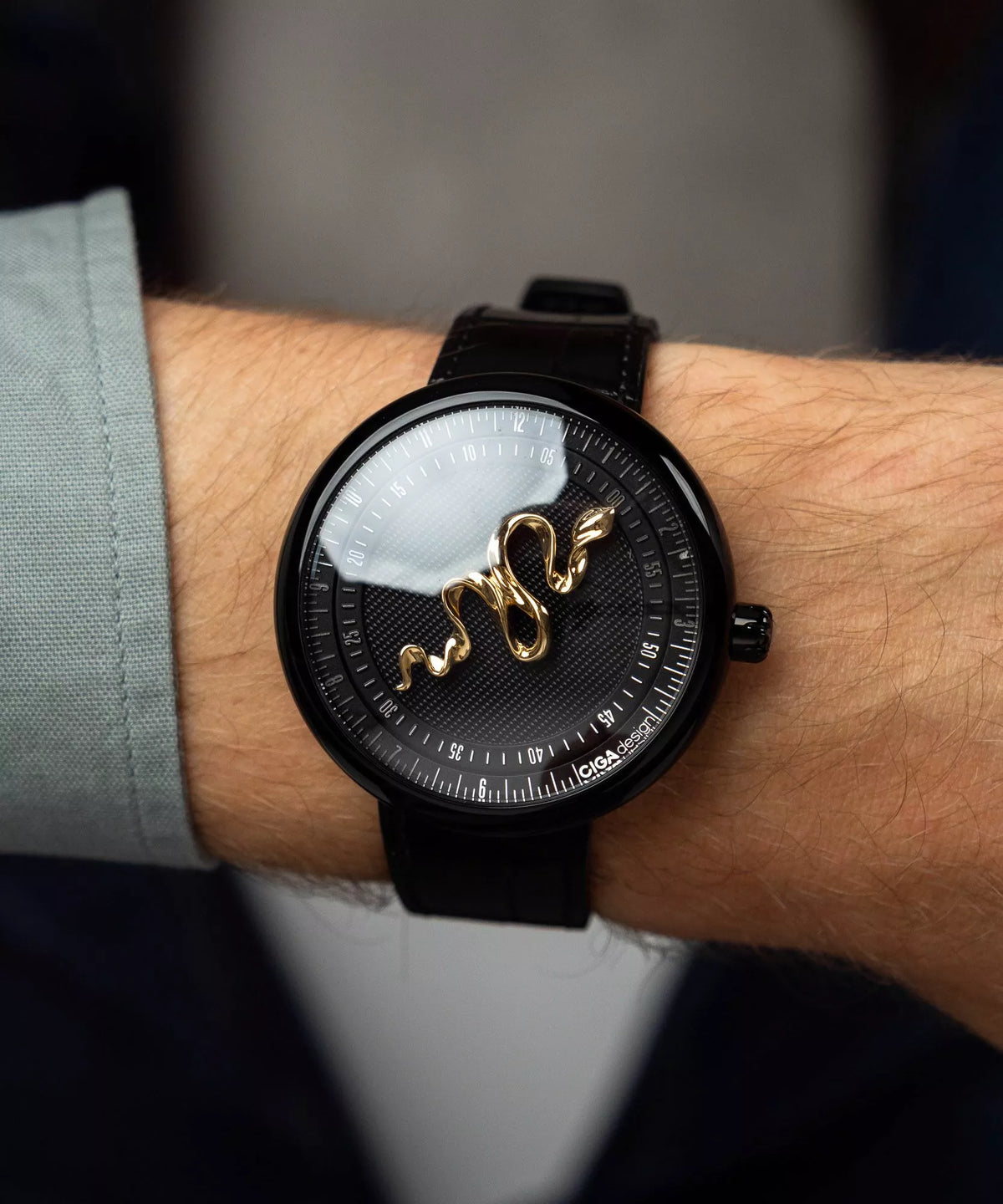 CIGA Design Mechanical Watch Legend of Serpent - U037-BB01-W1B