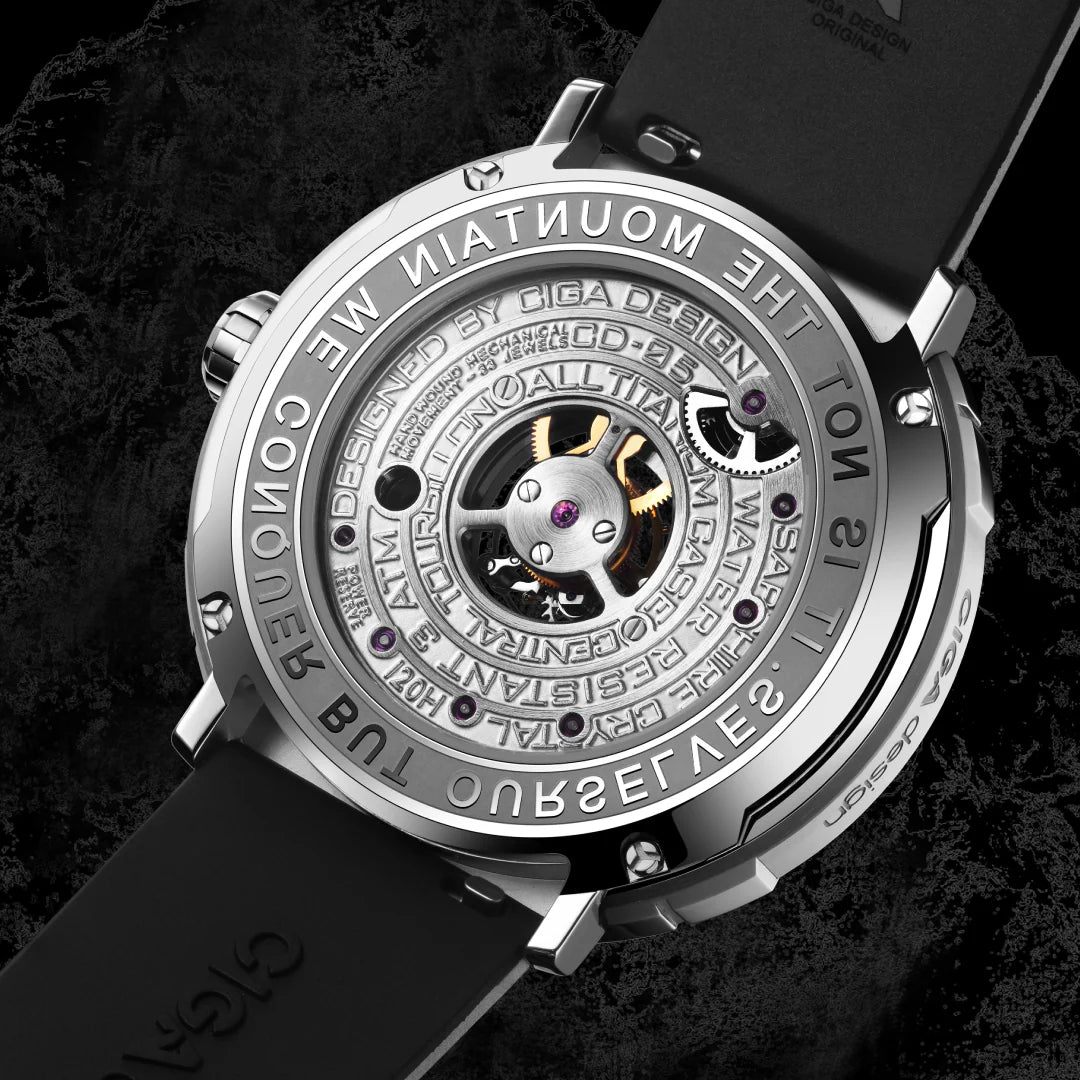 Ciga Design Mount Everest Chinese Edition Automatic Titanium Unisex Watch -U053-TT02-6B