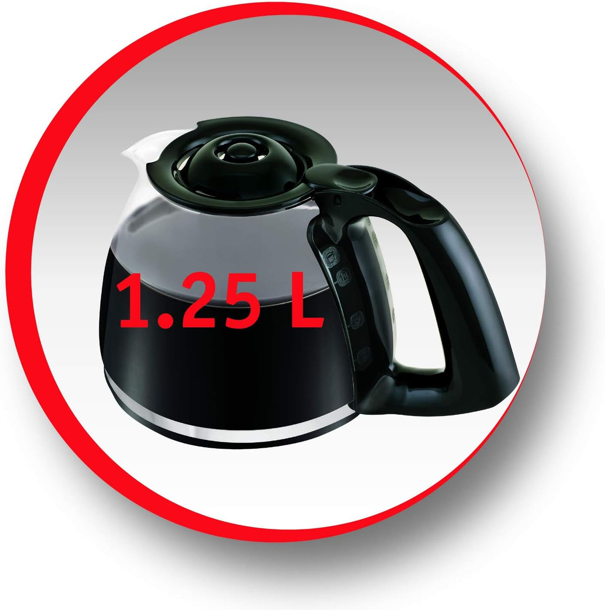 Moulinex Subito Select Filter Coffee Machine 1.25L - FG370827