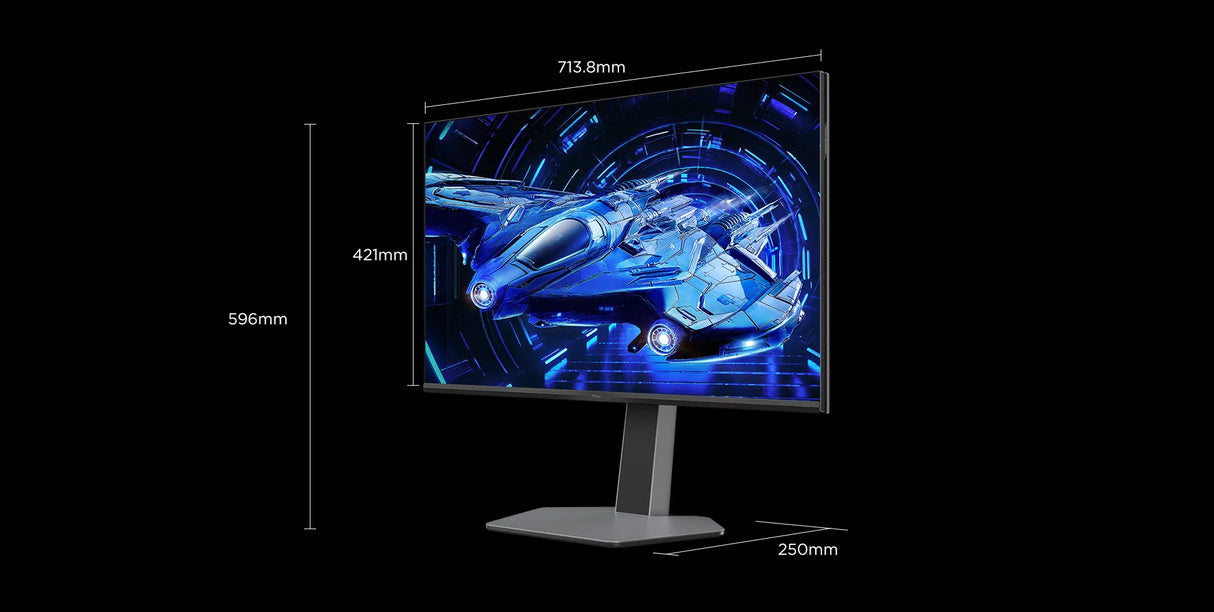 TCL QD-Mini LED Monitor (Flat), 32-inch, 180zone, QHD/180Hz - 32G64
