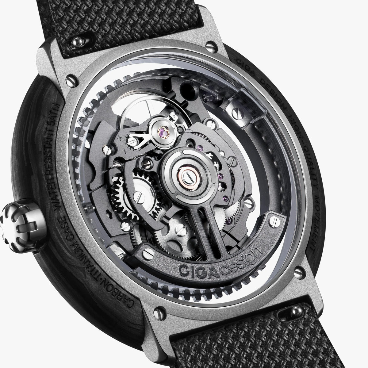 Ciga Design Mechanical Watch Vector STAINLESS - V011-SISI-6B