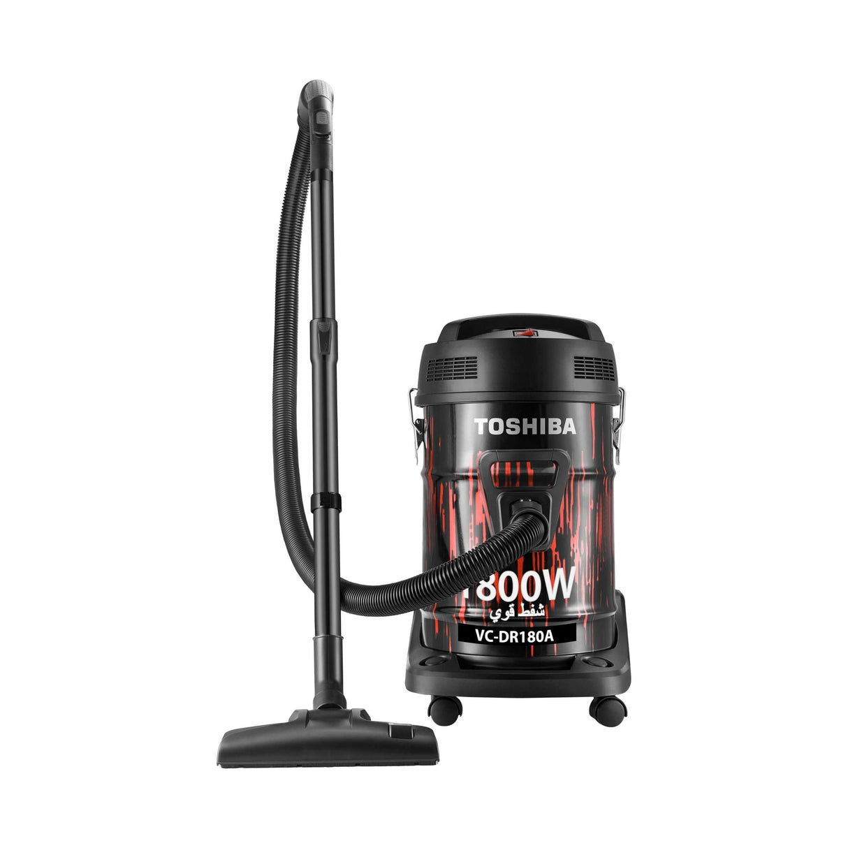 TOSHIBA - 20 Liters Drum Type Vacuum Cleaner, 1800 Watts - VC-DR180ABF(R)