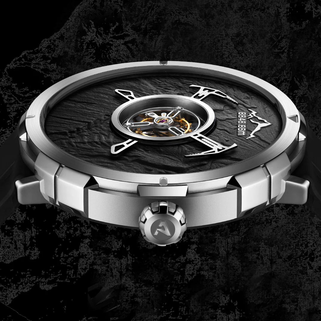 Ciga Design Mount Everest Chinese Edition Automatic Titanium Unisex Watch -U053-TT02-6B