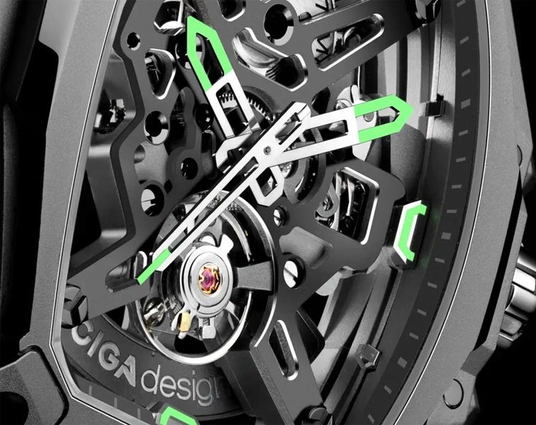 Ciga Design Z Series Hunter Grey Skeleton Automatic Watch-Z035-GG01-W1G