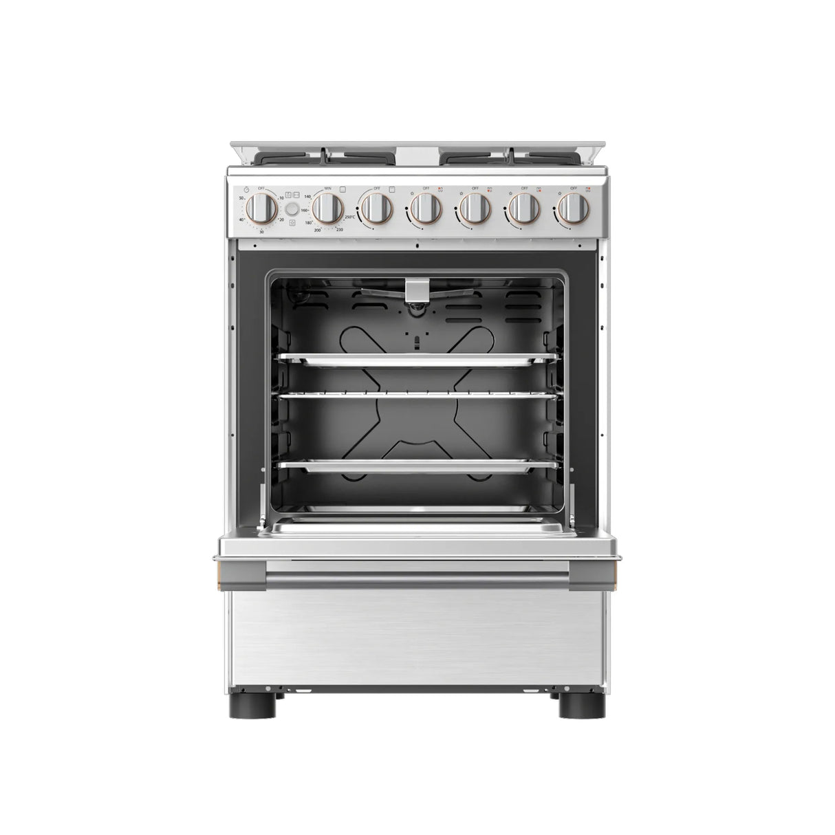 Toshiba 60x60 Gas Cooking Range, Silver, Full gas, Full safety - RB2-60G4GE(MR)