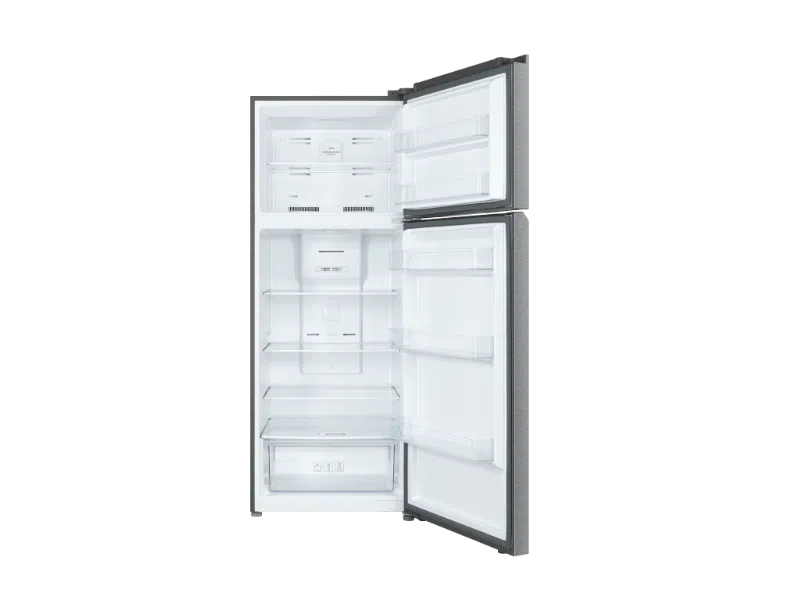 TCL- 605 Gross ltr, 465 Net ltr, Inverter, Top Mounted, VCM Inox, No Frost, External Display, Fresh zone - P605TMIN