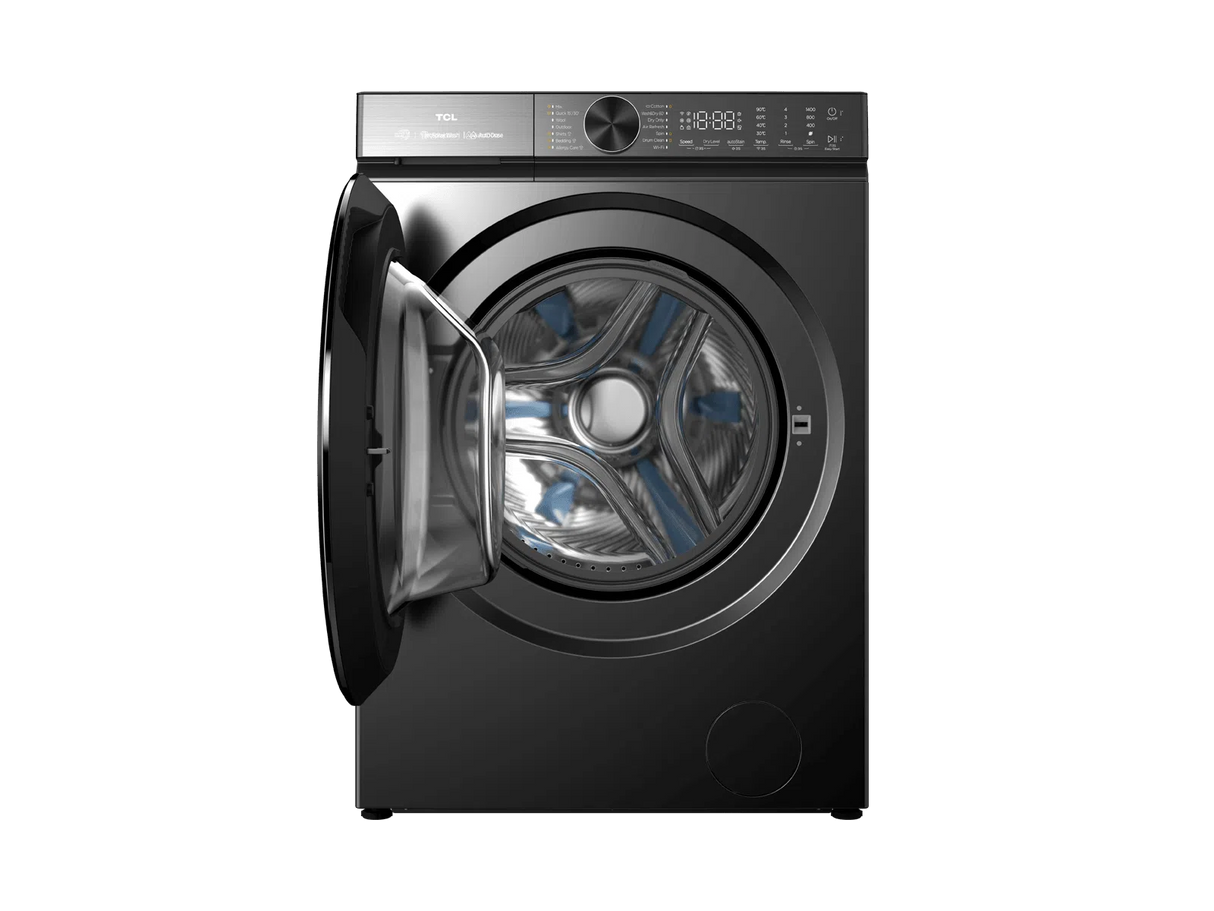 TCL - 12kg/8kg Front Load Washer Dryer with Direct Drive Inverter Motor & Steam Wash - C512WDG