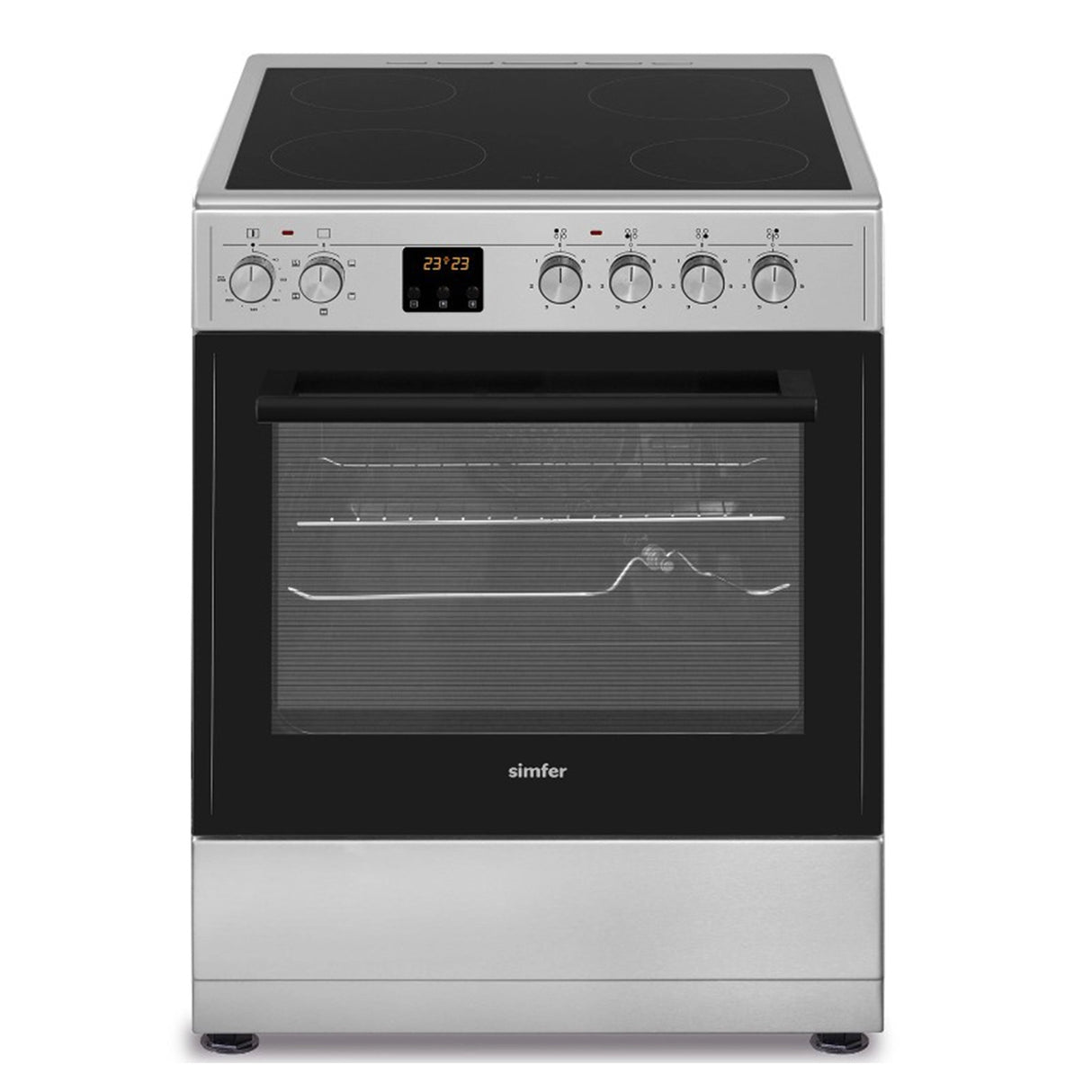 Simfer Ceramic cooking range, 60*60 cm, Made in Turkey - 6060CC-1