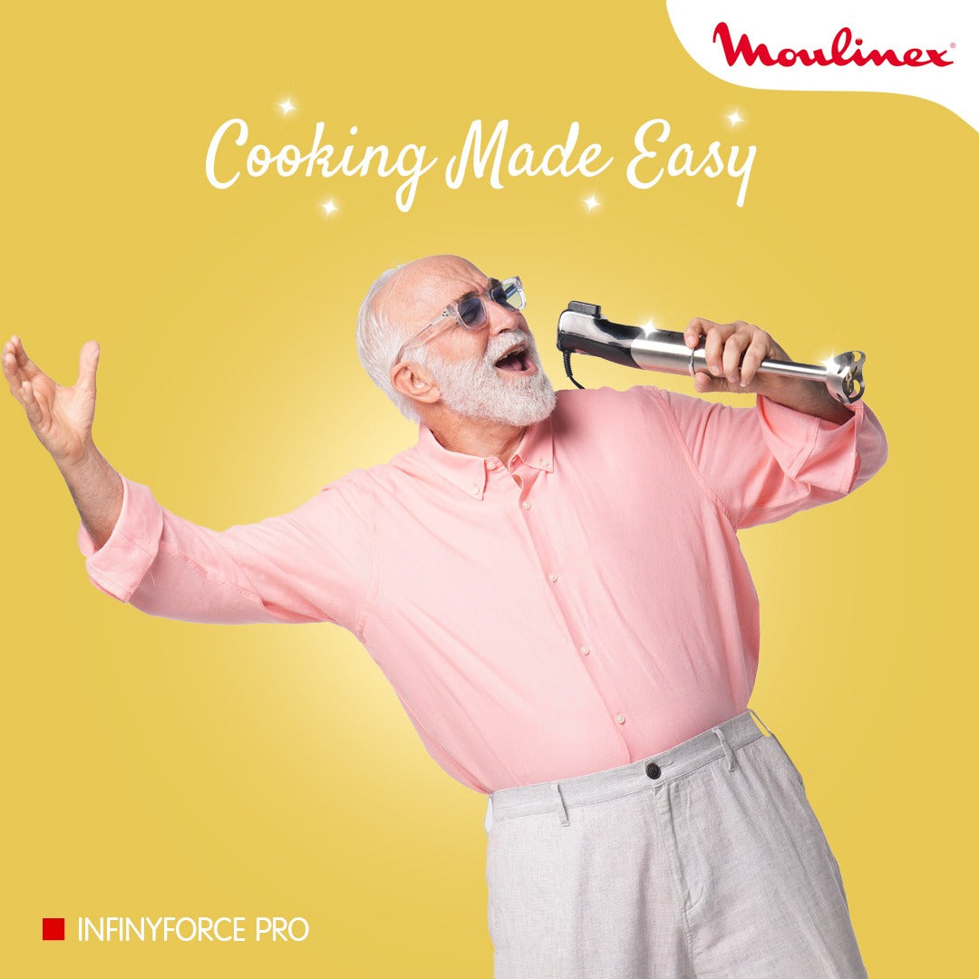 Moulinex Infinyforce Pro Hand blender / Chopper, 1200W - DD95JD27