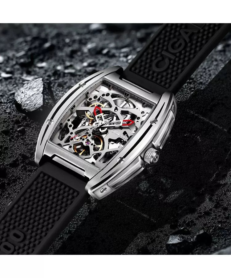 CIGA Design Mechanical Watch Series Z Edge Z031-SS01-W5BK