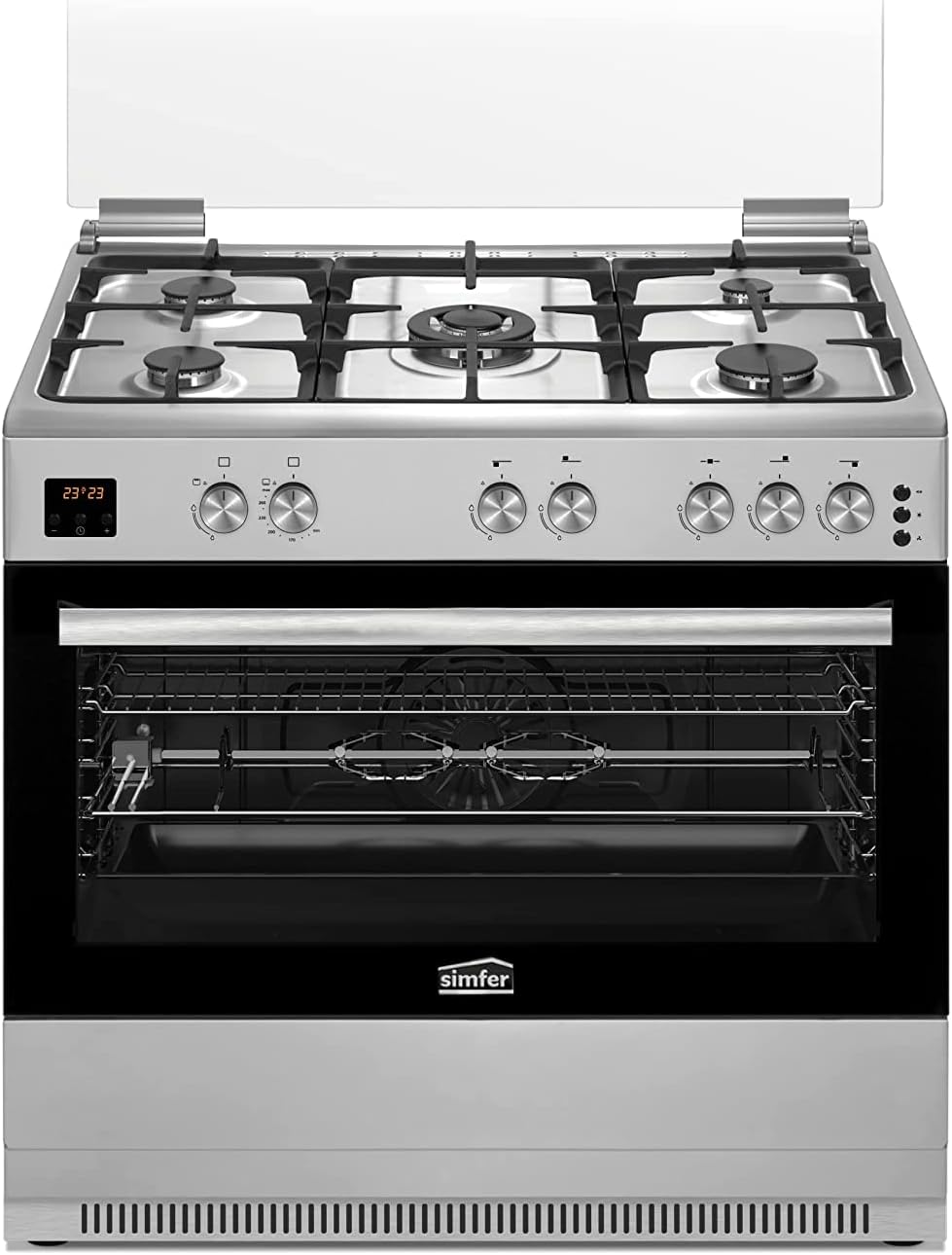 Simfer Gas cooking range, 90*60 cm, Made in Turkey - SMF9069GCH-GL