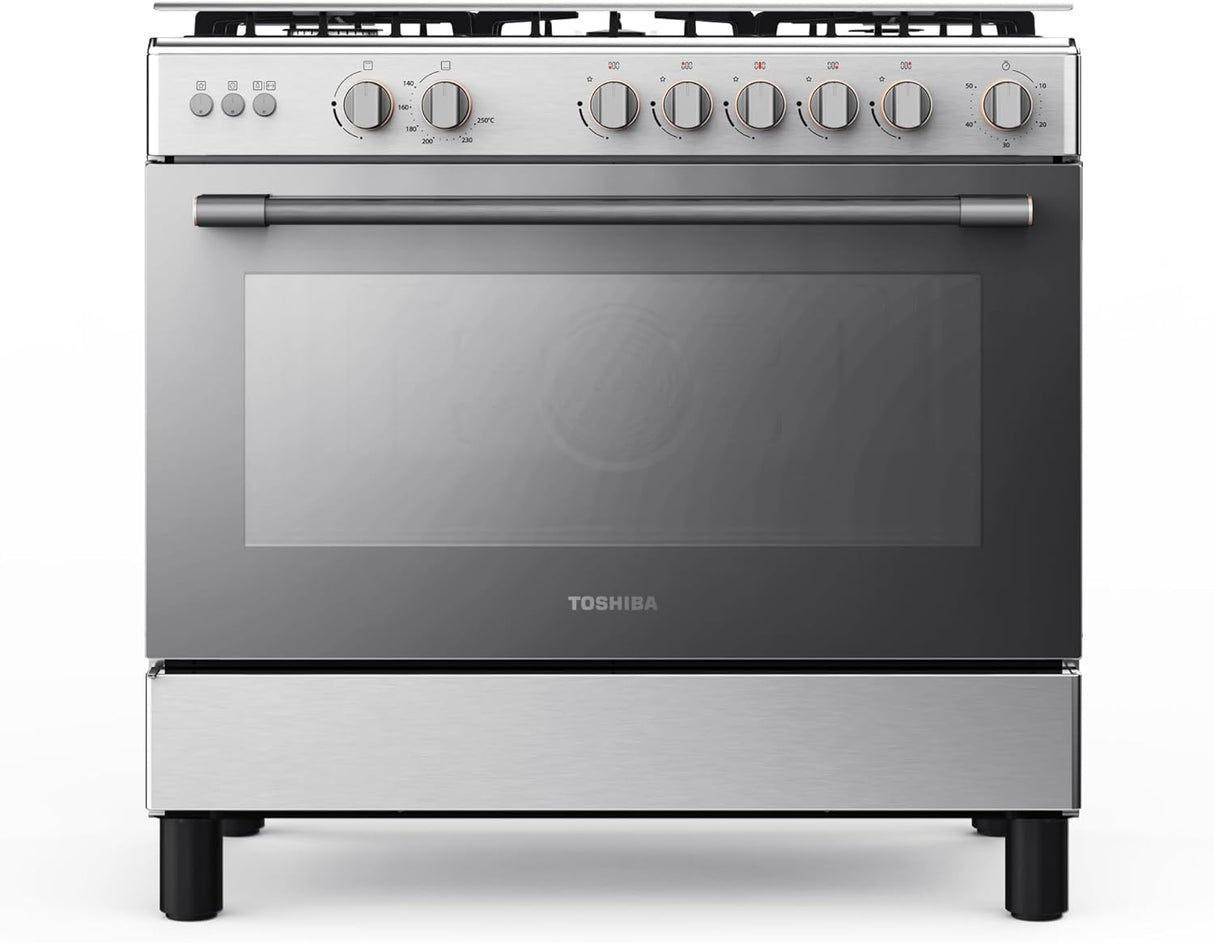 Toshiba cooking range, 90cm, Full gas, Made in Turkey - RL2-90G5GE(MR)