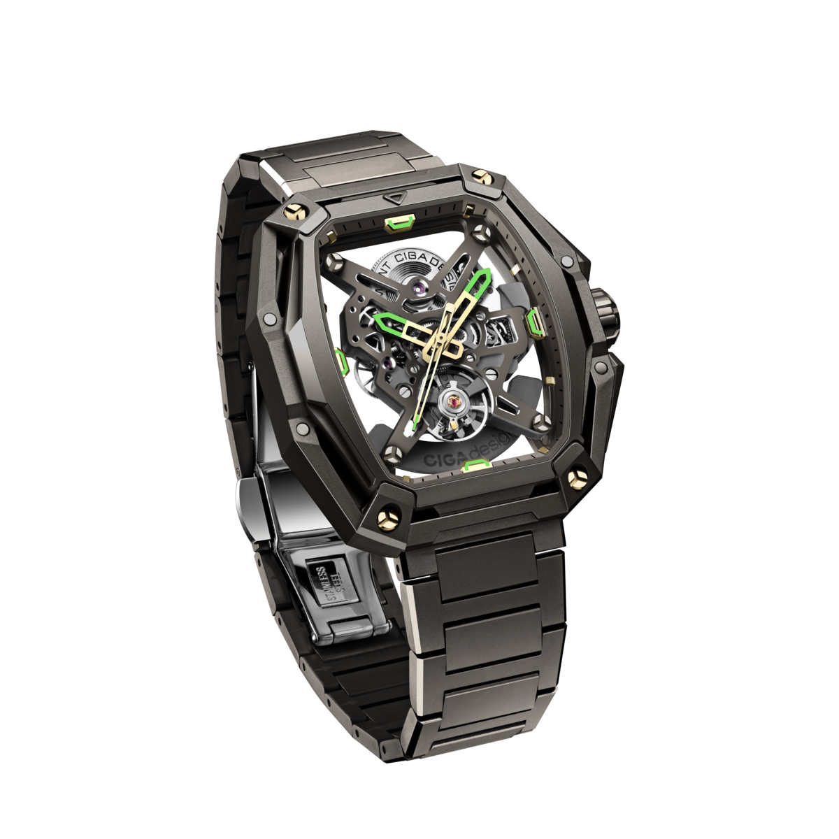 Ciga Design Mechanical Watch Hunter Brown Gold - Z035-BR01-8BR