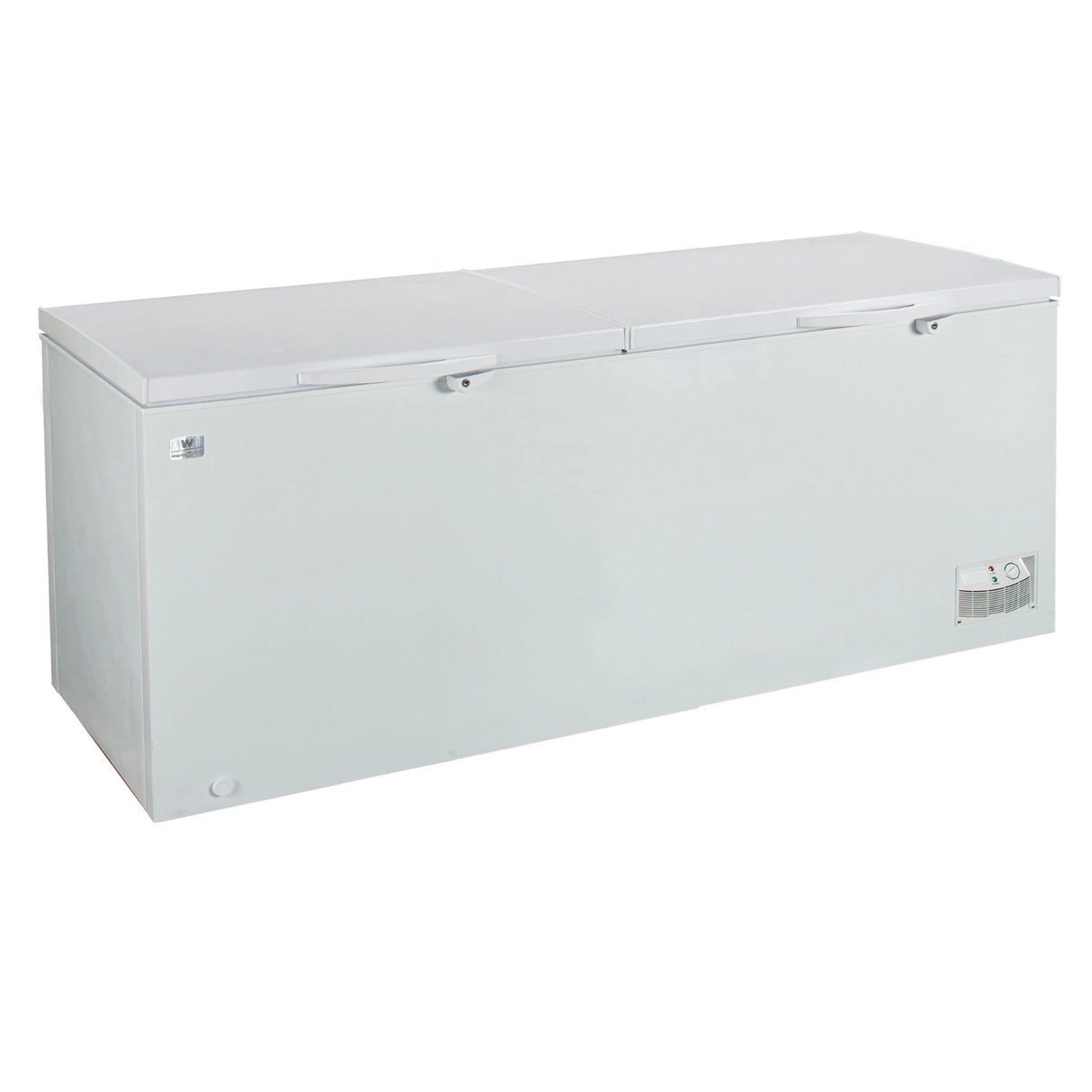 White Westinghouse double door chest freezer, 600L, White Color - WWCF-600