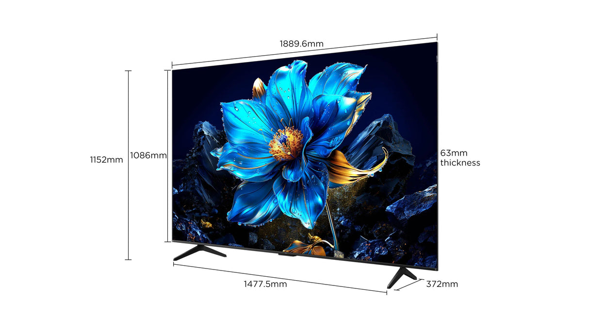 TCL 85-inch TV P7K model, QLED TV - 85P7K