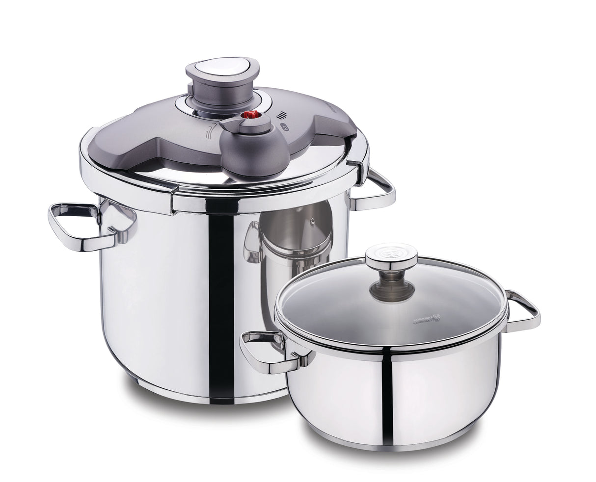 Korkmaz Aqua 4 Pcs Pressure Cooker Set - A175