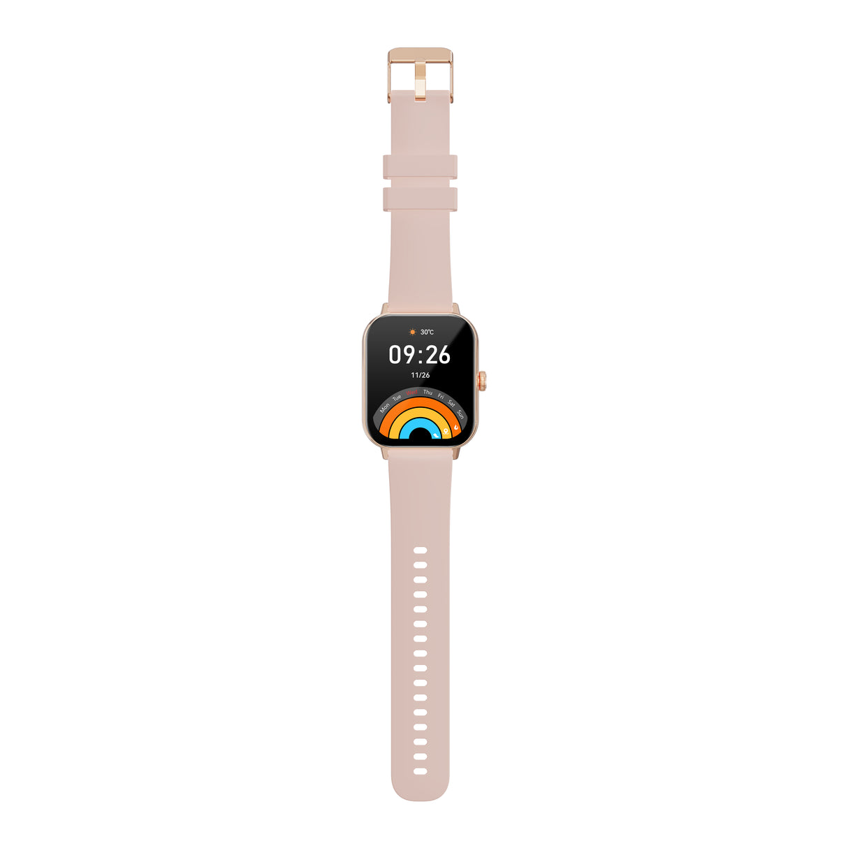 AIWR smart watch, Pink Color - Peps 1S Rose Gold