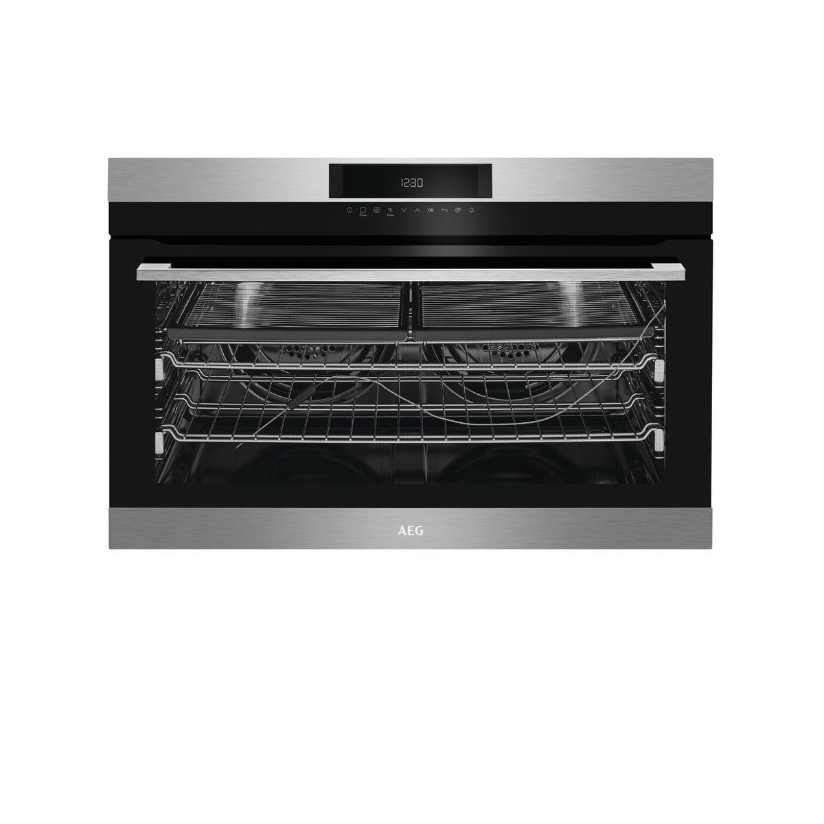 AEG Built-in Multifunction Electric Oven, 90cm, 109L - Stainless Steel - BEK722910M