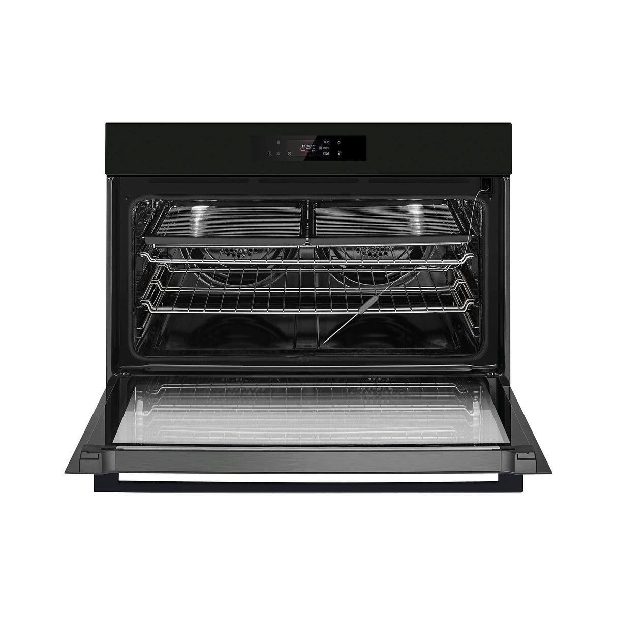 AEG - Built-in Sensecook Pyrolux oven, 90cm, Matte black, 125L - BEK75891PT