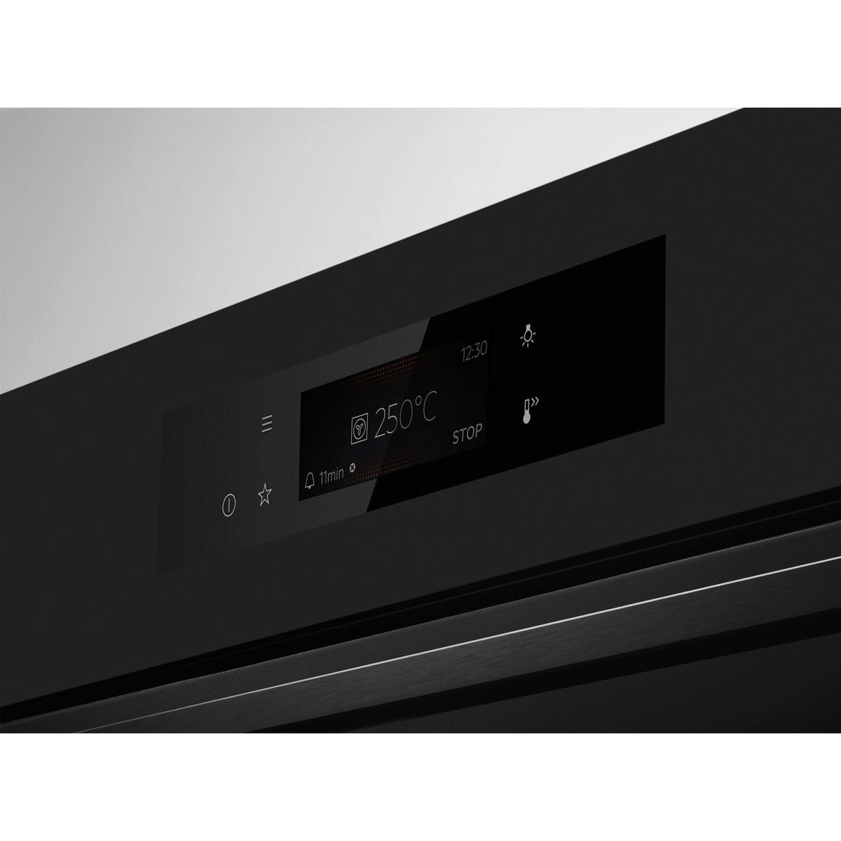 AEG - Built-in Sensecook Pyrolux oven, 90cm, Matte black, 125L - BEK75891PT