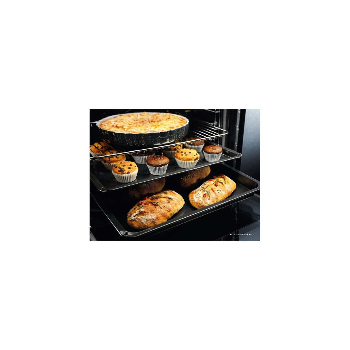 AEG Built-in Electric oven, 60 cm, Black/Stainless Steel - BPK556360M