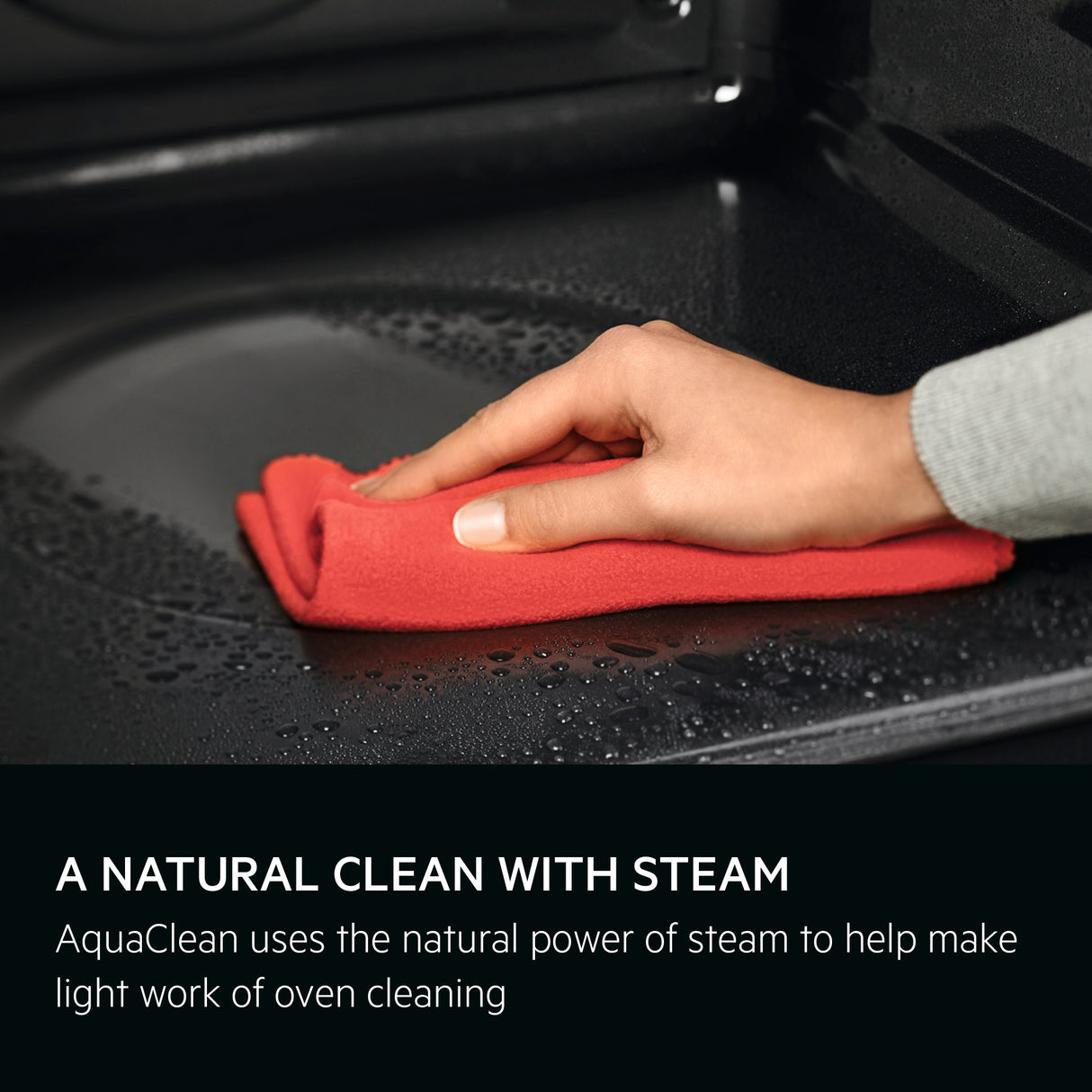 AEG Built-in Electric oven, 60 cm, Black/Stainless Steel - BPK556360M