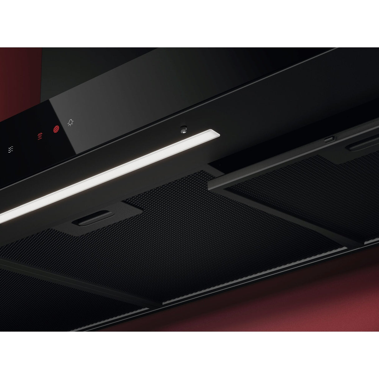 AEG - Chimney hood, 90 cm, 3 speeds, Black - GB67D91HB