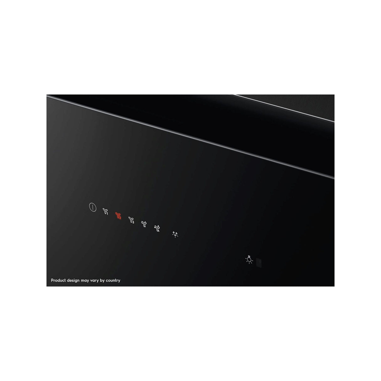 AEG - Chimney Hood, 90cm, touch on Glass, Black - GV77D91SB