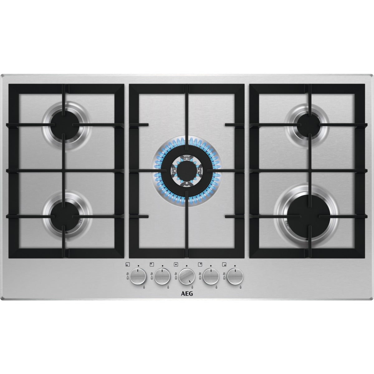 AEG Built-in Gas Hob, Safety, 90 cm - HGB95320SM