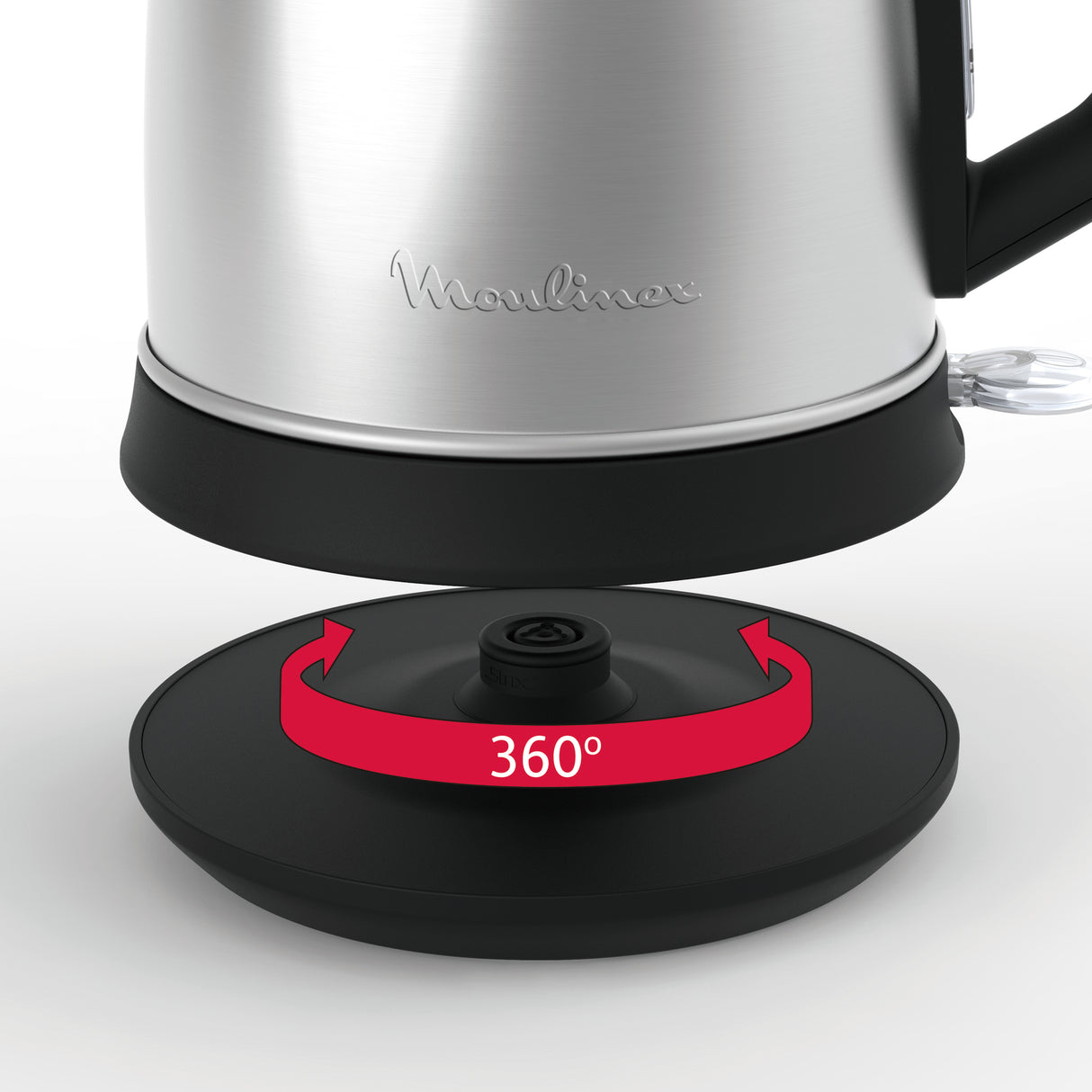 Moulinex Subito Select Kettle, 1.7 L, Stainless Steel - BY550D27