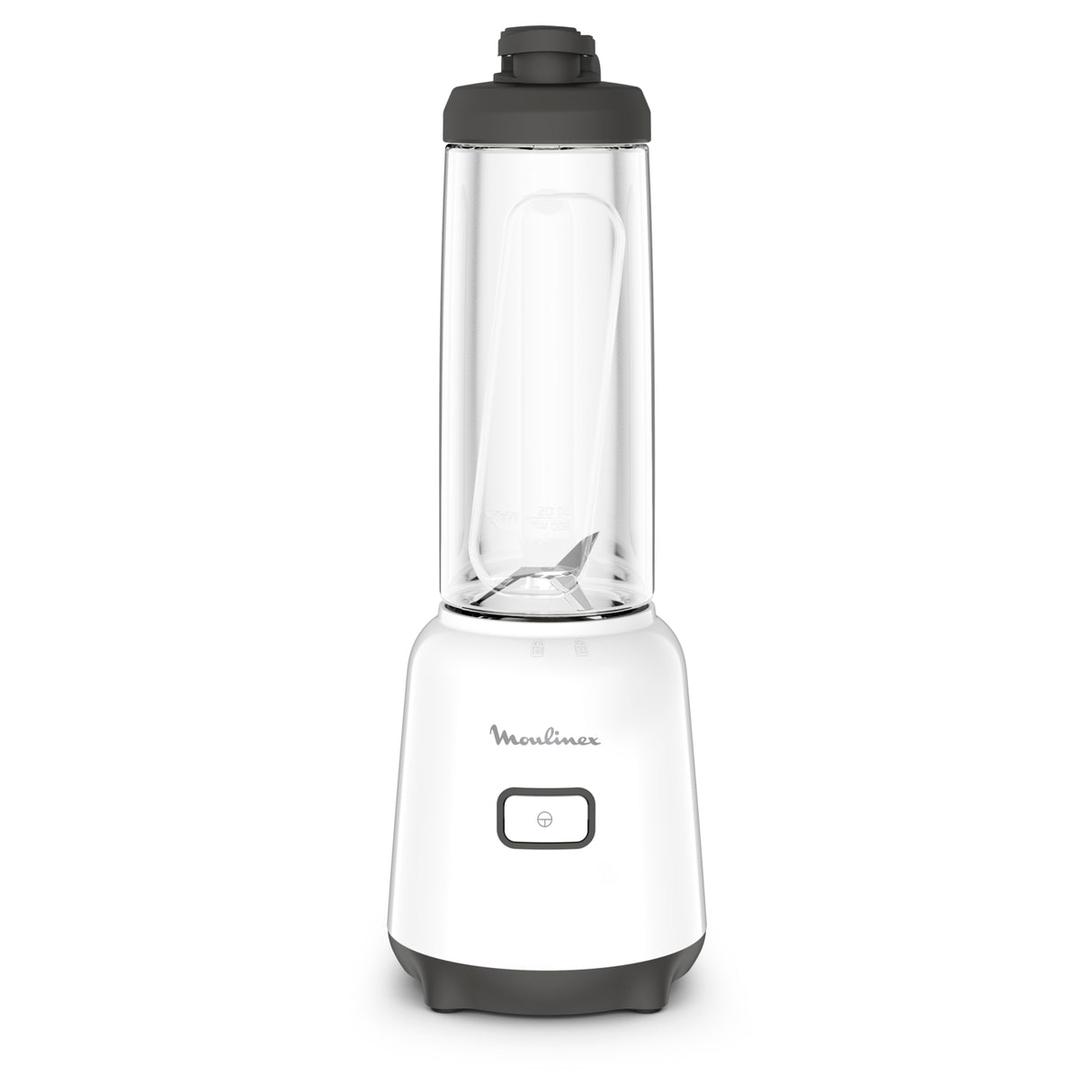 Moulinex Mix & Move Mini Blender Mixer, 0.6L, 300W, White - LM15F127