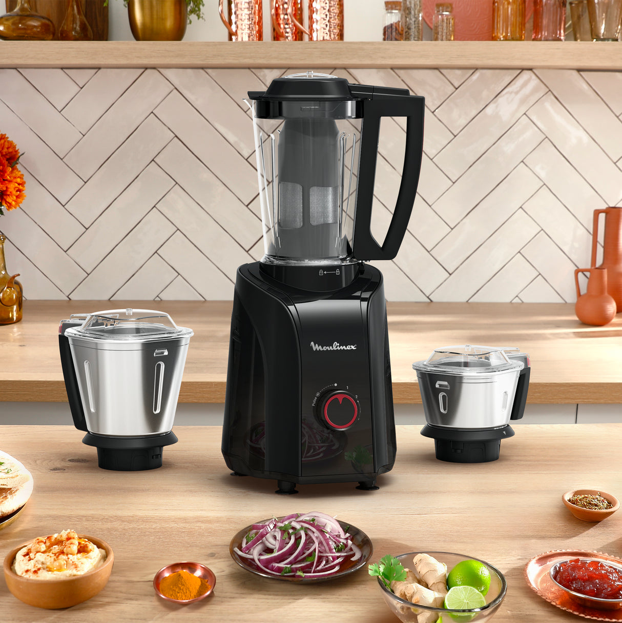 Moulinex GringMax, Blender, Mixer, Grinder, 1200W Max Locked Power - LM701827